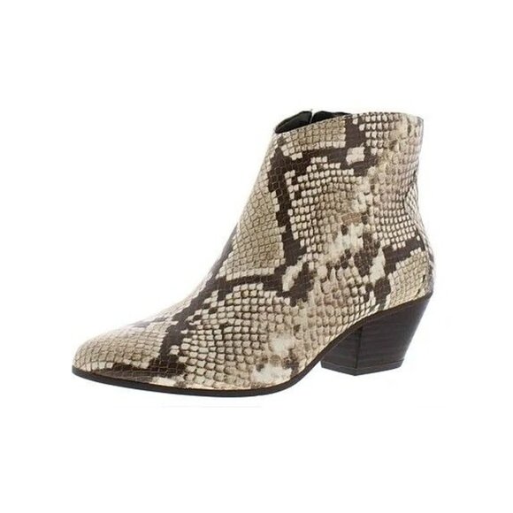 INC IDRA Snake Print Ankle Boots Womens 7.5 New Other - Picture 11 of 11